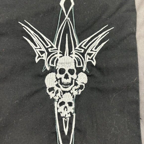 Hard Chrome Gear Bowling/Biker /Work Button Up Shirt Men's Size M Vintage 1990s - Picture 9 of 12